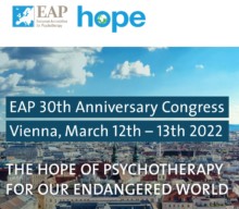 THE HOPE OF PSYCHOTHERAPY FOR OUR ENDANGERED WORLD – 12&13/3/2022